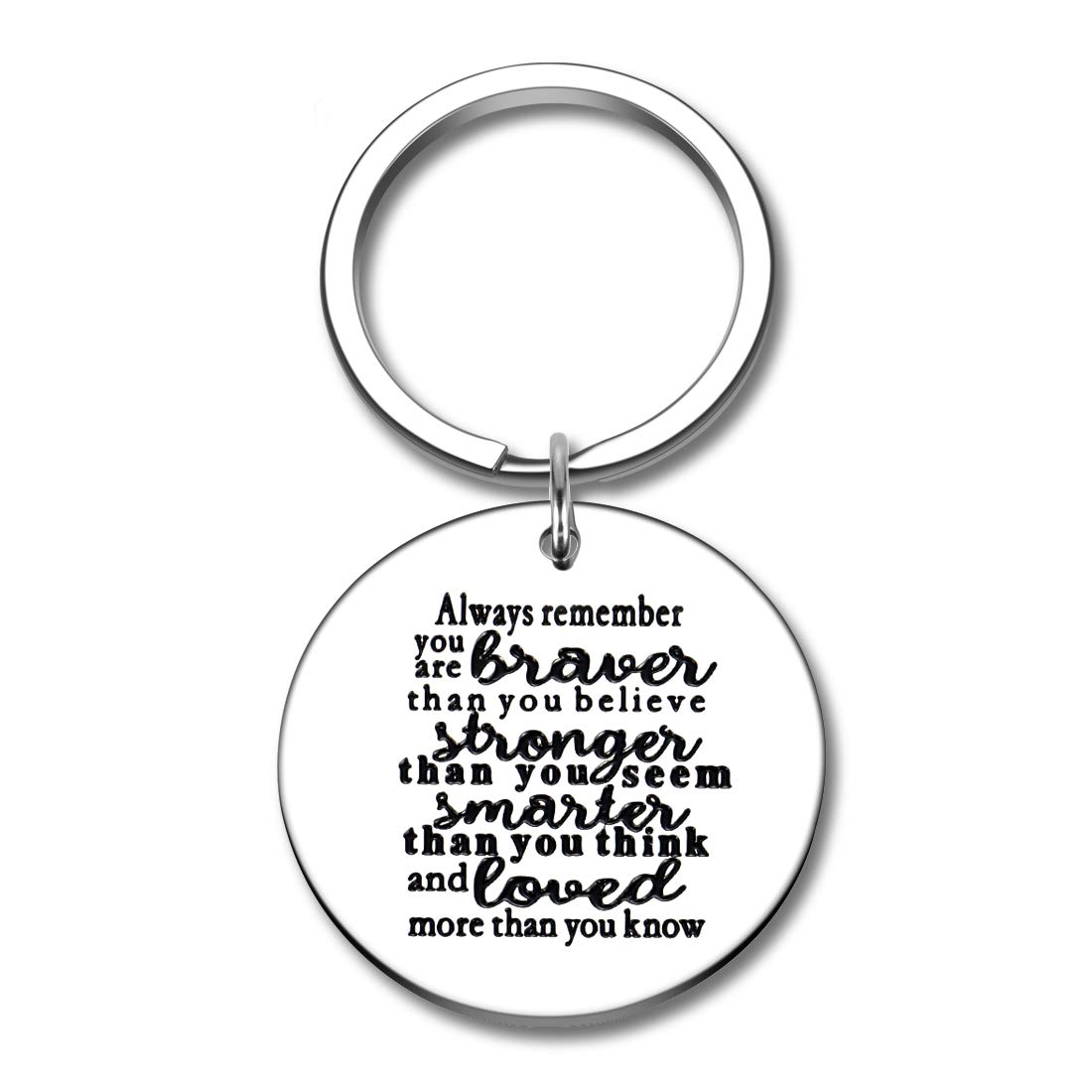 Valentine's Day Gifts for Kids - Inspirational Keychain for Women, Daughter, Son, Teens, Boys, Girlfriend, Friends, Grandson, Granddaughter & Coworkers - Perfect for Anniversary, Birthday & Special Occasions - Thoughtful Present for School, Office & Everyday Carry