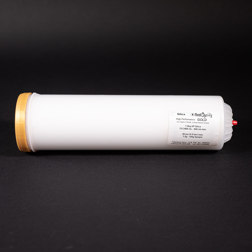 RediSep Gold® Silica Gel Disposable Flash Chromatography Columns (1.5kg) - Pack of 2 | High Purity Purification for Organic Chemistry & Pharmaceutical Research | Lab Separation & Compound Isolation