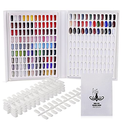 216 Colors Nail Display Chart - White