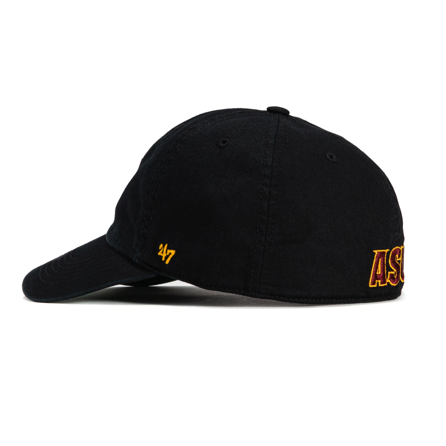 47 Brand Arizona State Sun Devils Franchise Fitted Hat - Black | NCAA College Team Snapback Cap for Men & Women | Perfect for Game Day, Tailgating & Fan Support