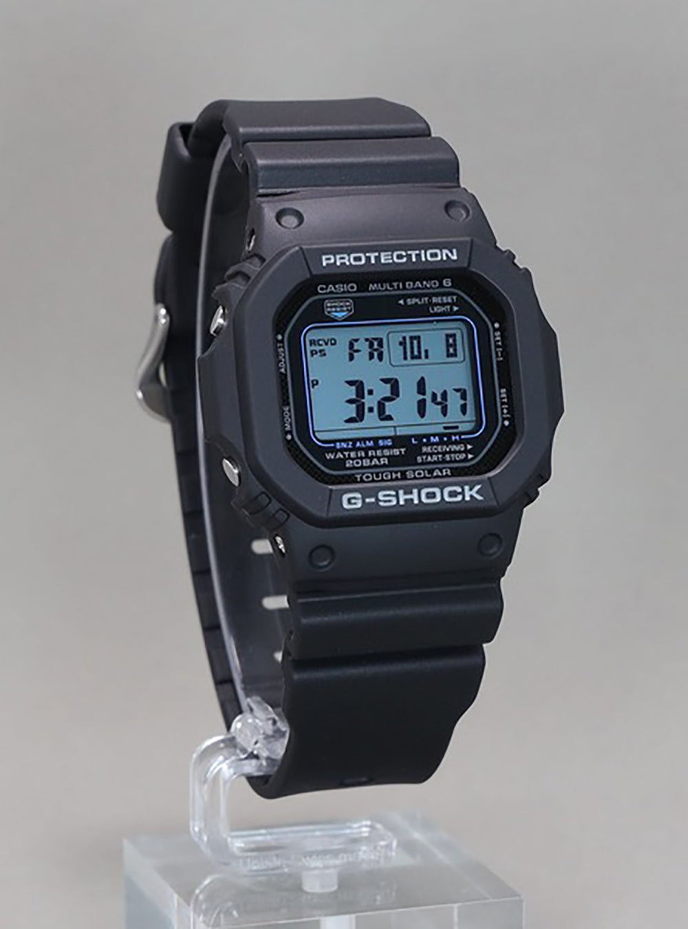 CASIO G-Shock GW-M5610U-1CJF Solar Atomic Digital Watch - JDM Edition | Shock Resistant, Waterproof, Solar Powered | Perfect for Outdoor, Sports & Military Use