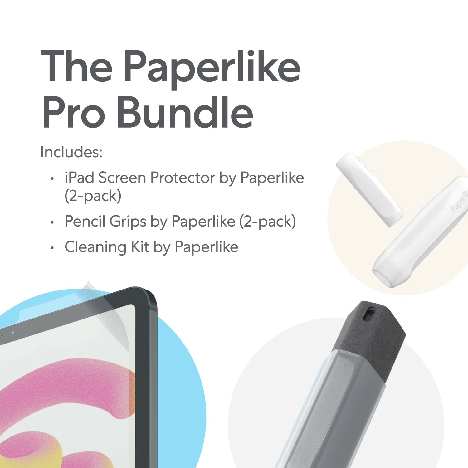 Paperlike 2.0 Pro Bundle - 2 Pack Matte Screen Protector for iPad Pro 11
