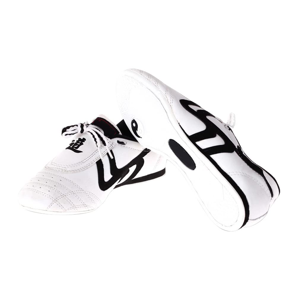Taekwondo Shoes, Kung Fu Shoes & Tai Chi Shoes - Lightweight Martial Arts Training Shoes for Men, Women & Kids with Storage Bag - Perfect for Road Running, Boxing & Martial Arts Practice