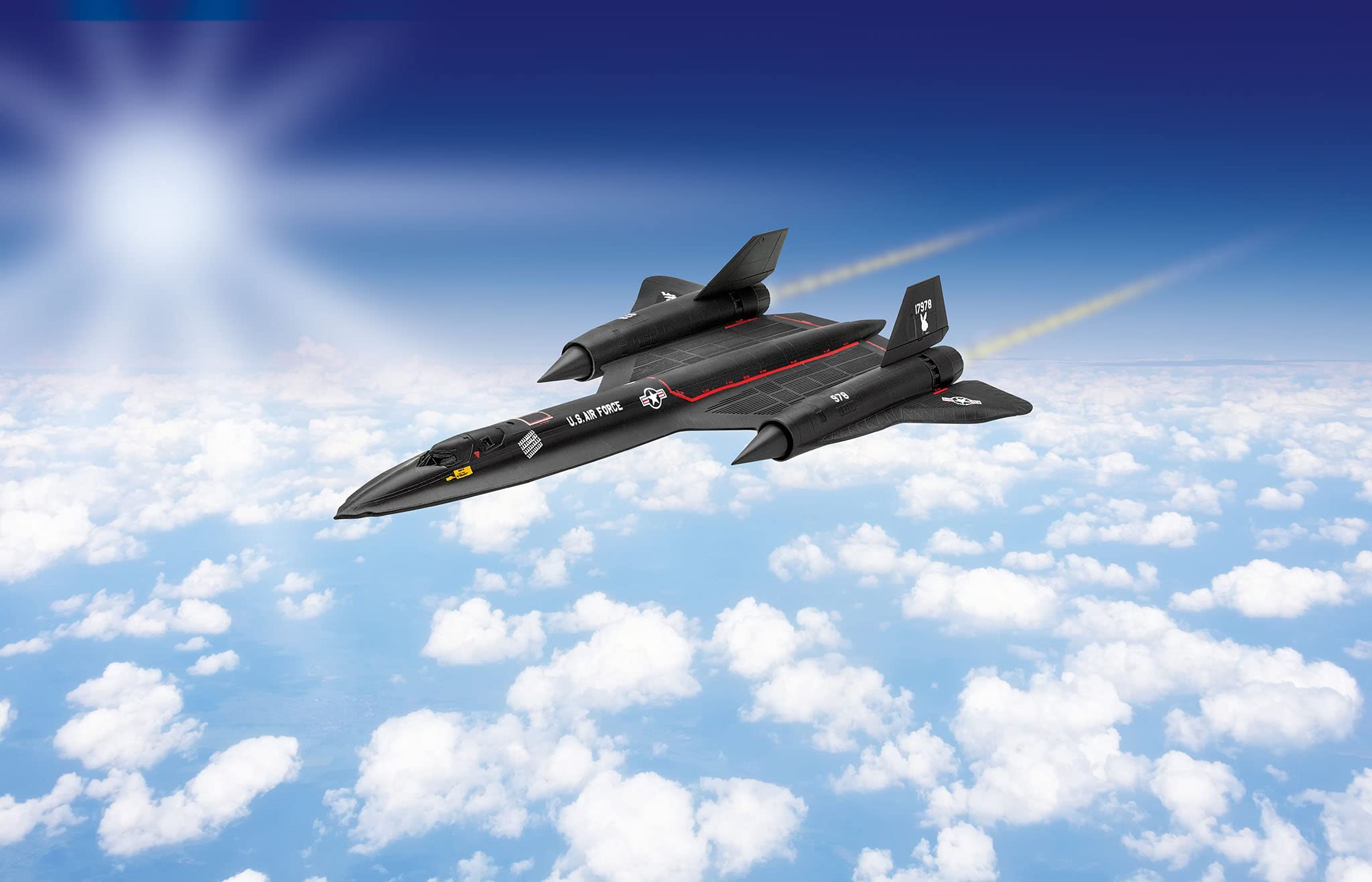 Revell Lockheed SR-71 Blackbird Easy-Click-System Model Kit - 1:48 Scale Aircraft for Collectors & Hobbyists - Perfect for Display, Gifts & Aviation Enthusiasts