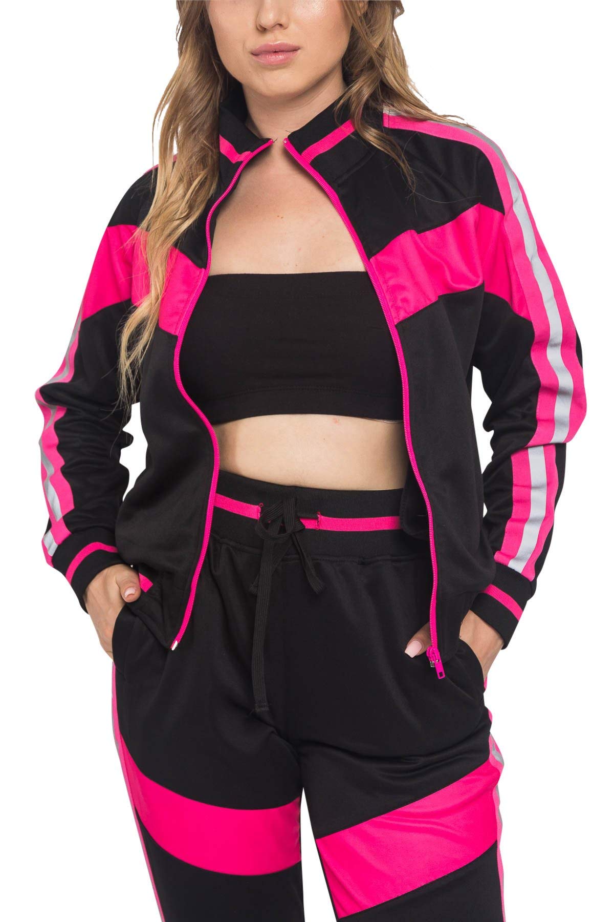 Women's 2 Piece Tracksuit Set - Soft Long Sleeve Sweatshirt & Jogger Pants | Comfortable Lounge Wear for Yoga, Gym, Running & Casual Outfits