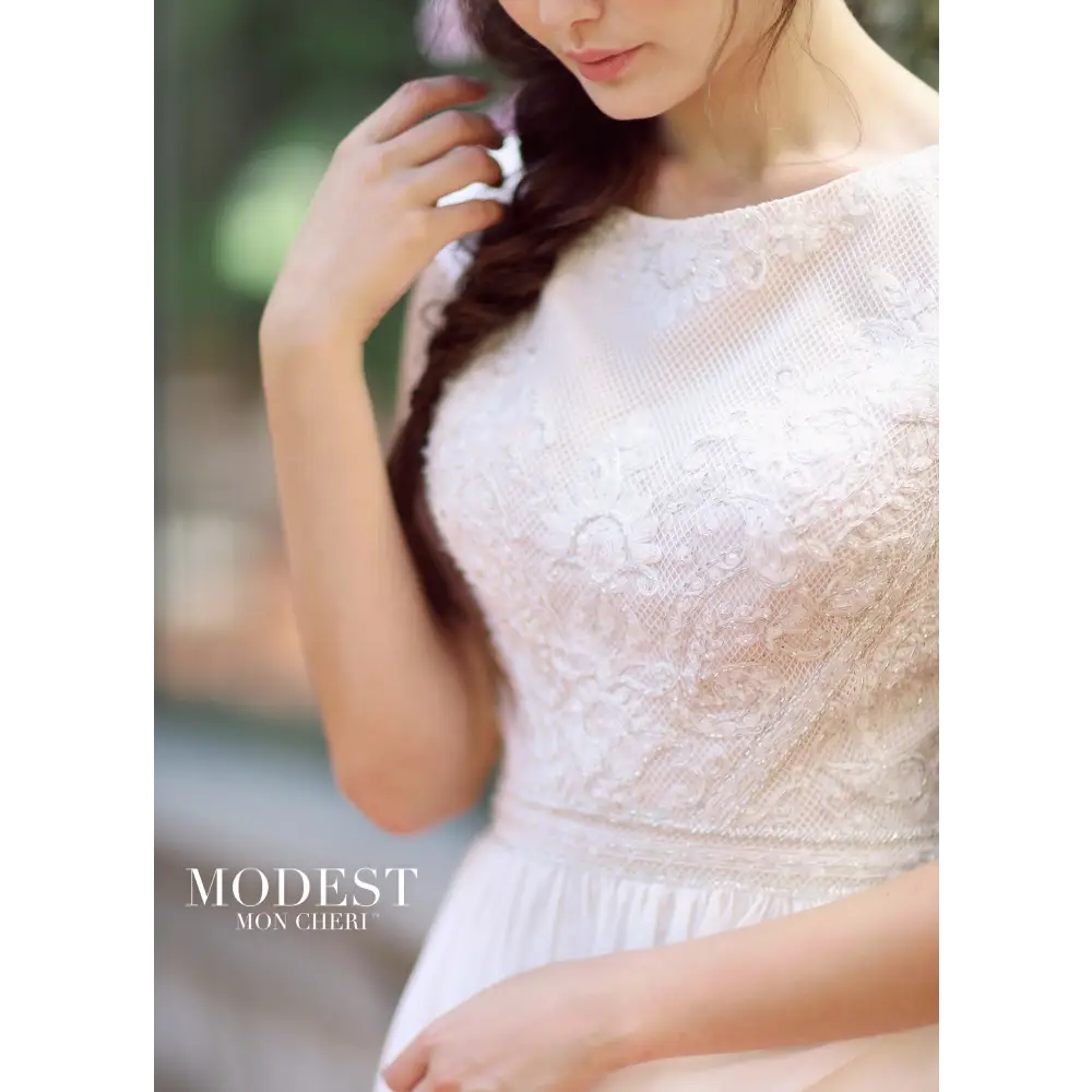 Modest Mon Cheri TR11841 Sample Sale - Elegant Women's Dress for Parties, Weddings & Special Occasions