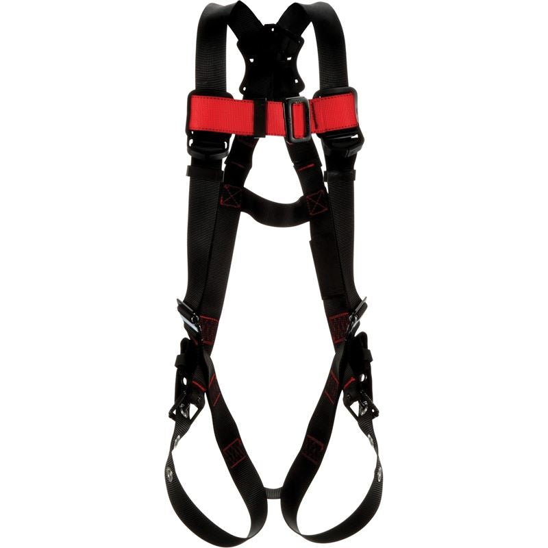 3M Protecta 1161544 Black Vest Style Safety Harness for Construction, Roofing & Fall Protection | OSHA Compliant Work at Heights Gear