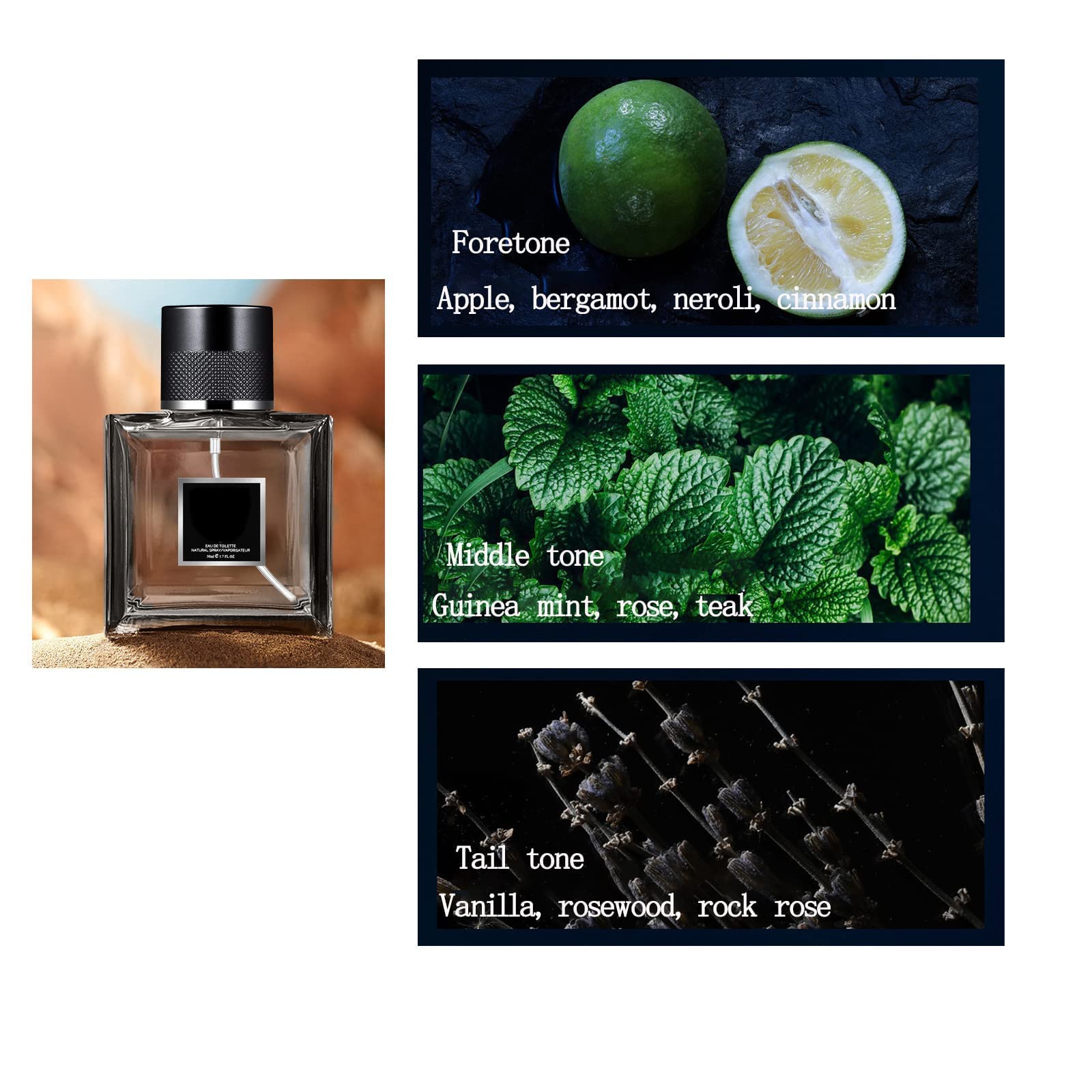 DesAzur Pheromone Cologne for Men - Long Lasting Pheromone Enhanced Perfume, Attract Women, Romantic Date Night & Special Occasion Gift for Him