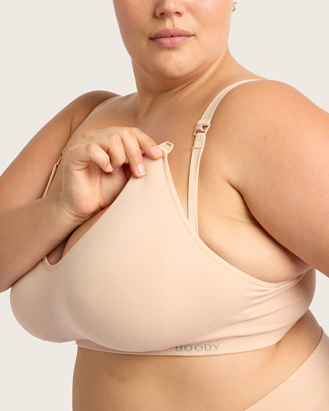 Wireless Maternity Nursing Bra - Comfortable Seamless Breastfeeding Bra for Pregnant & Nursing Moms - Perfect for Sleeping, Yoga & Everyday Wear