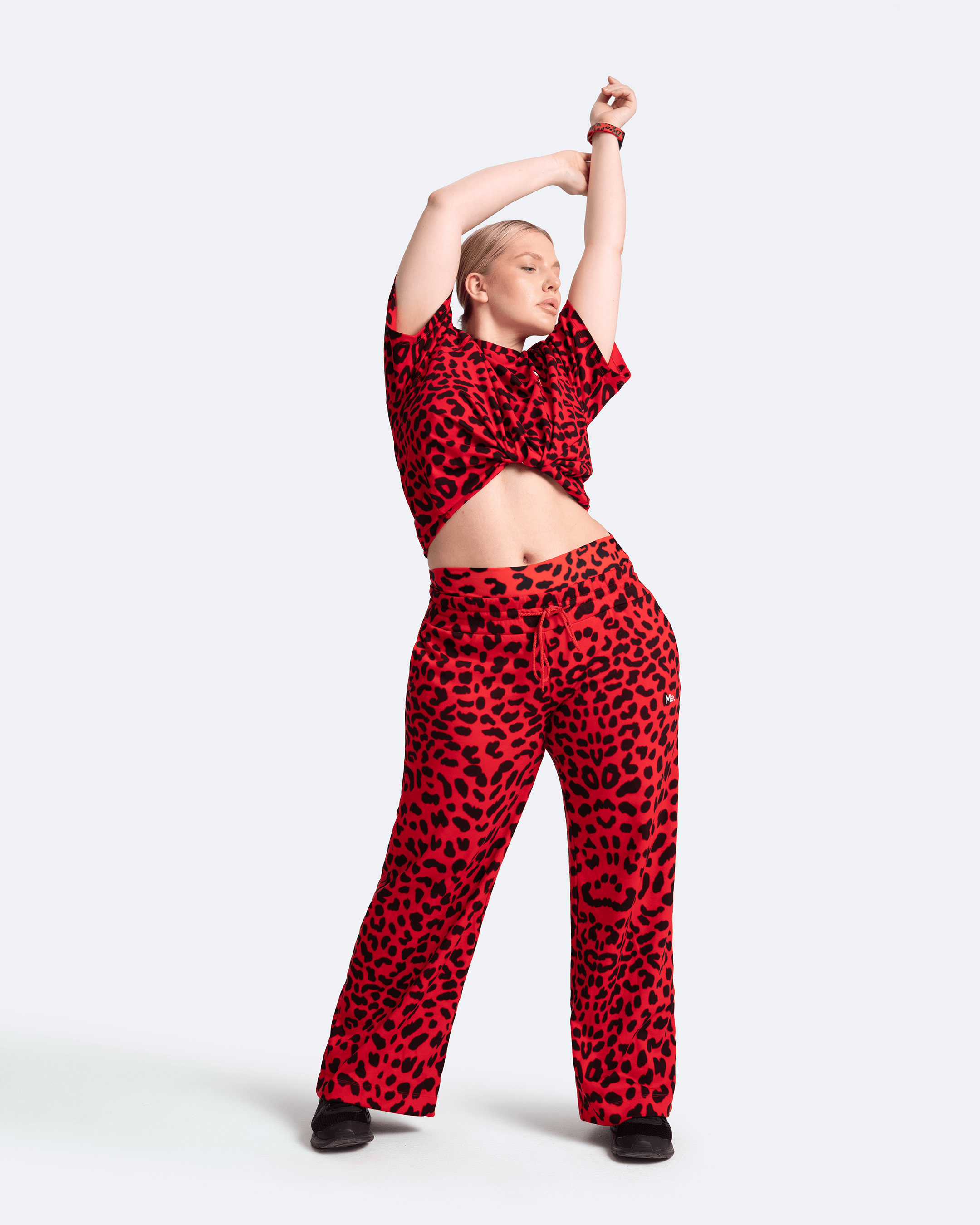 High Waisted Tummy Control Wide Leg Pants for Women - Comfortable Stretchy Work Pants & Casual Lounge Pants for Office, Travel & Everyday Wear