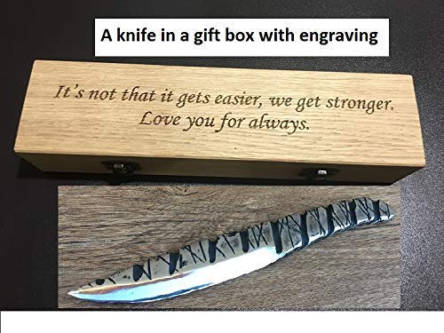 Premium Stainless Steel Kitchen Knife - 11th Anniversary Gift for Him, Wedding & Culinary Gift - Perfect for Cooking, BBQ & Home Chefs