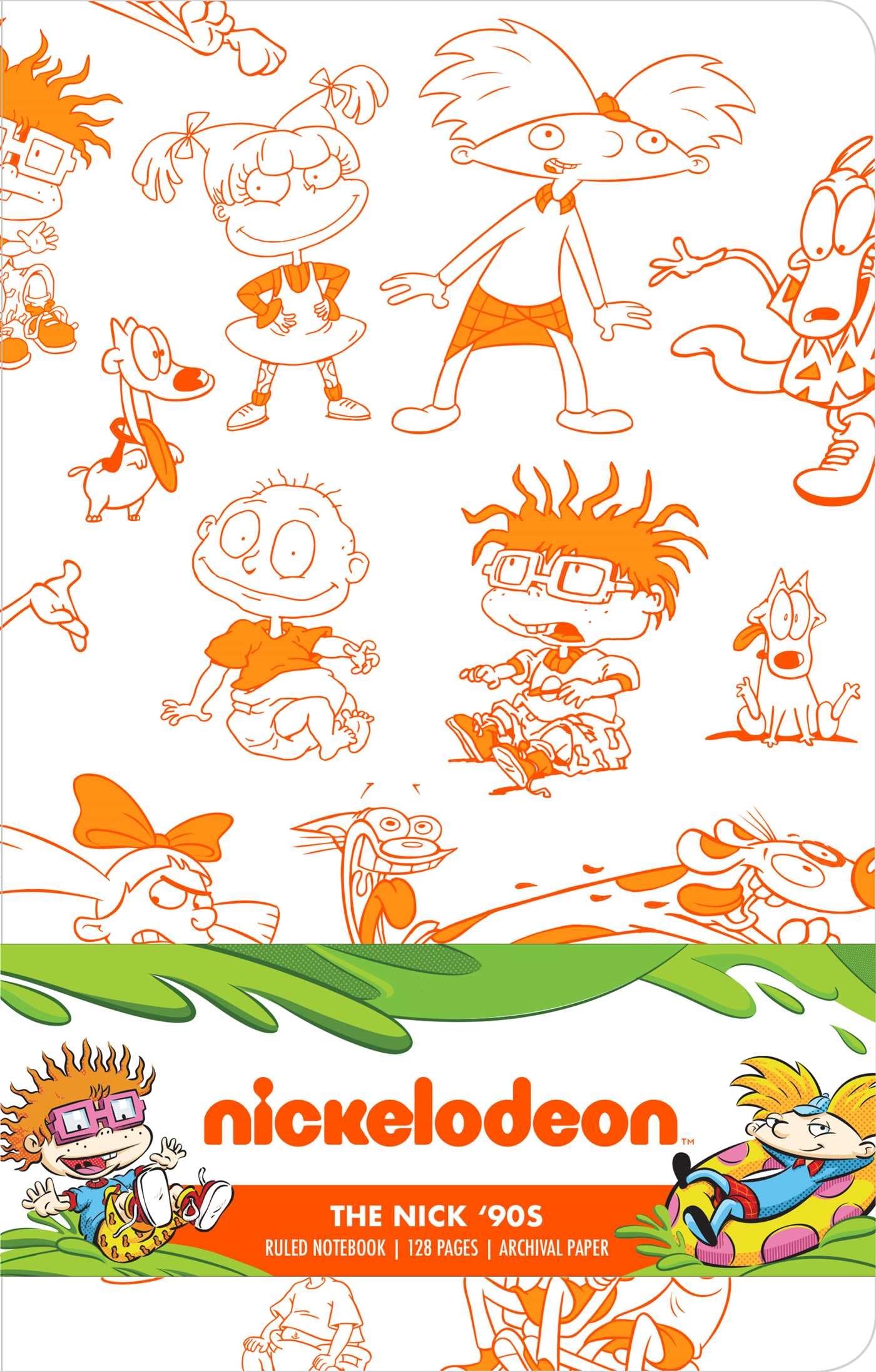 Vintage 90s Themed Notebook - Retro Nick '90s Ruled Writing Journal for School, Office & Collectors | 90s Classics Inspired Stationery Gift