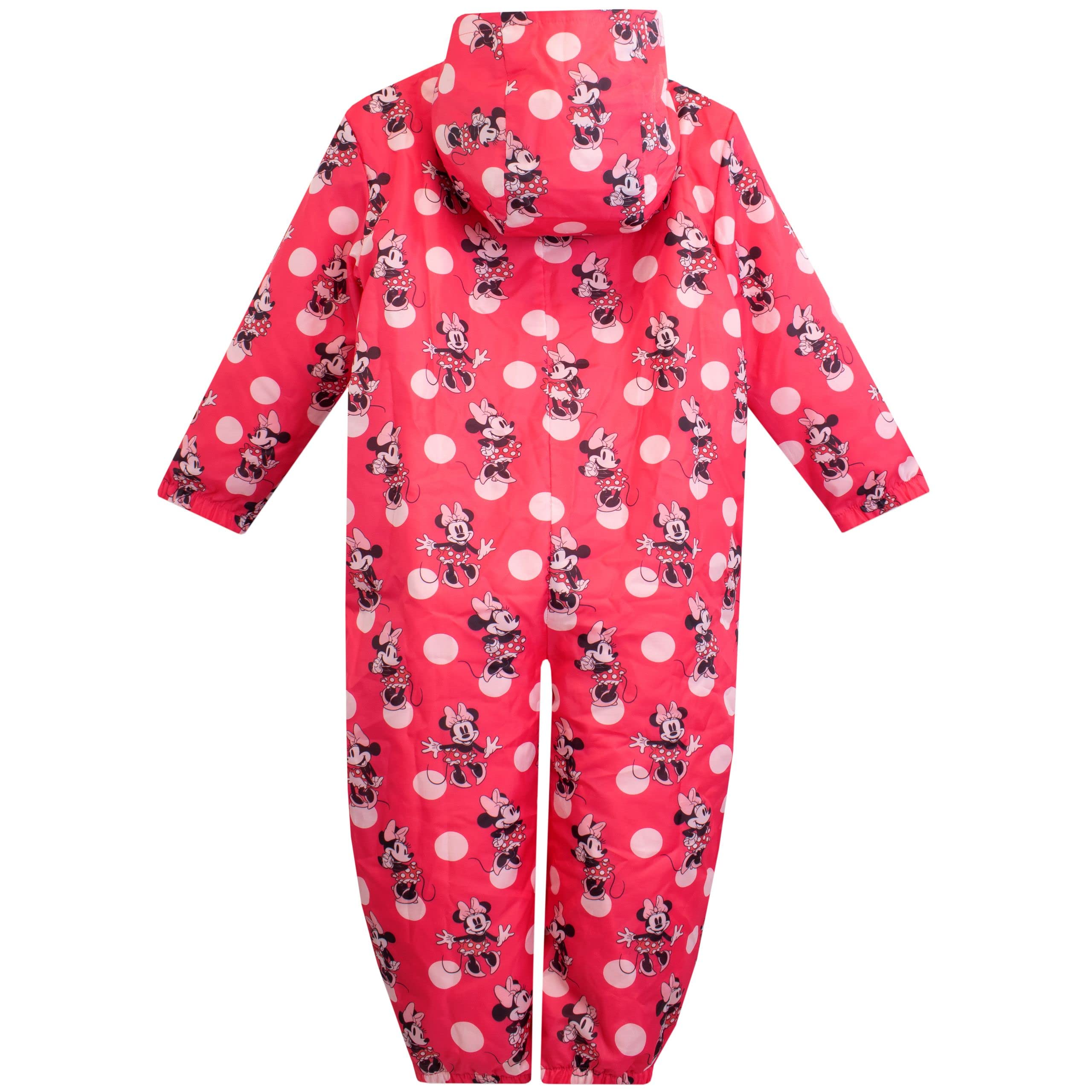 Minnie Mouse Disney Girls Waterproof Puddle Suit - Raincoat for Toddler & Kids Outdoor Play, Rainy Day & Splash Park Adventures