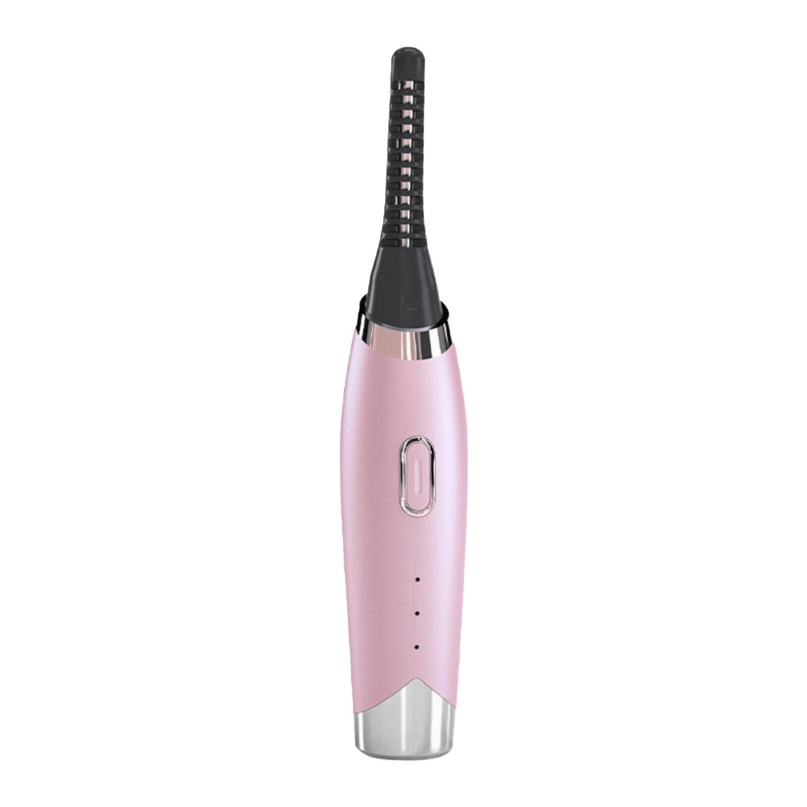 Electric Eyelash Curler - Long Lasting Heated Eyelash Curling Tool with Perm Effect, Rechargeable & Portable for Home & Travel Use (Pink) - Perfect for Daily Makeup, Salon Style Lashes & On-the-Go Beauty Routine