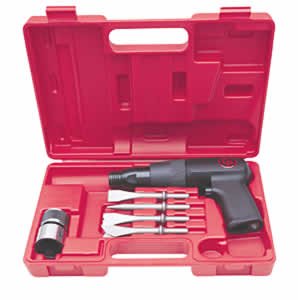 Heavy Duty Air Hammer Kit - Professional Pneumatic Chisel Tool for Metalworking, Auto Repair & Demolition | Perfect for Mechanics, DIY & Construction Projects