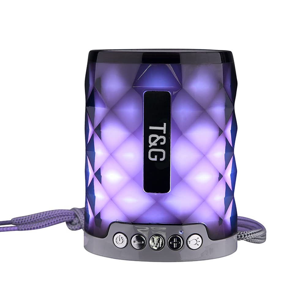 WSNDD Portable Bluetooth Speaker with TF Card Slot, HD Sound & Deep Bass - Wireless Speaker for iPhone, iPad, Android Smartphones, Cars, Outdoor & Home Use (Gray)