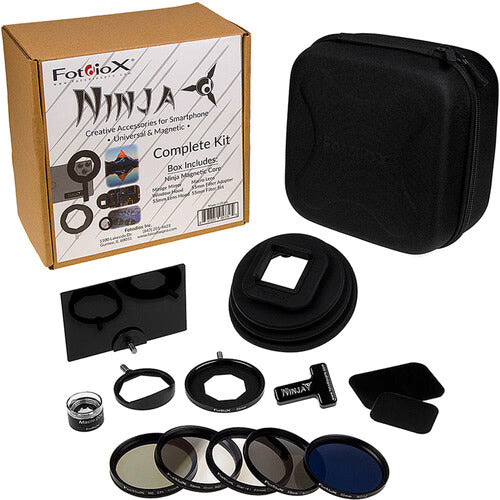 FotodioX Ninja Complete Universal Magnetic Smartphone Accessories Kit - Perfect for Vlogging, Photography & Mobile Filmmaking