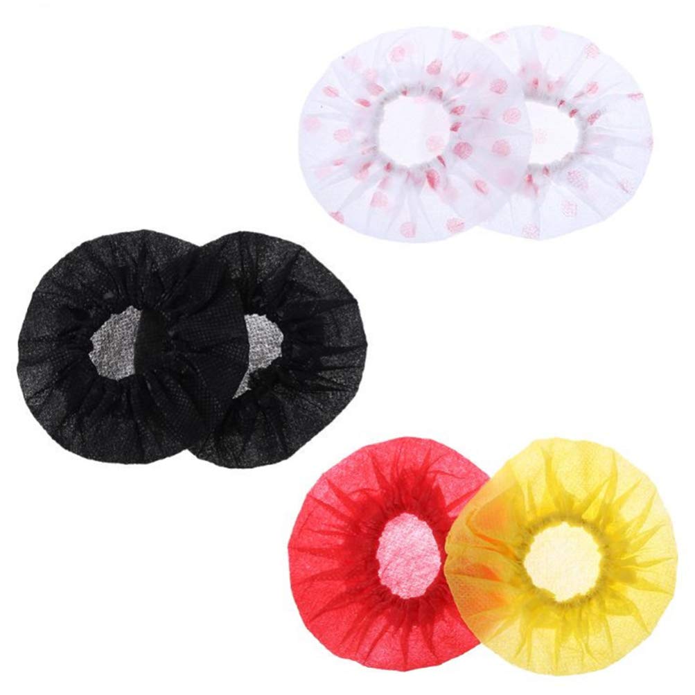 EXCEART 66-Piece Disposable Non-Woven Microphone Cover Set - Lavalier Mic Windscreen Caps for Professional Recording, Singing & Hair Dye Protection (Small Size) | Perfect for Studios, Podcasts & Salon Use
