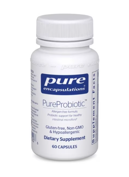 PureProbiotic Supplement - 60 Capsules for Digestive Health & Immune Support - Daily Probiotics for Gut Flora Balance - Perfect for Travel, Stress Relief & Post-Antibiotic Recovery