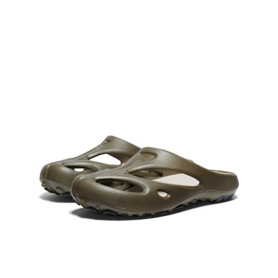 Men's Shanti Clog Sandals - Comfortable Slip-On Shoes in Canteen/Plaza Taupe for Casual Wear, Gardening & Outdoor Activities