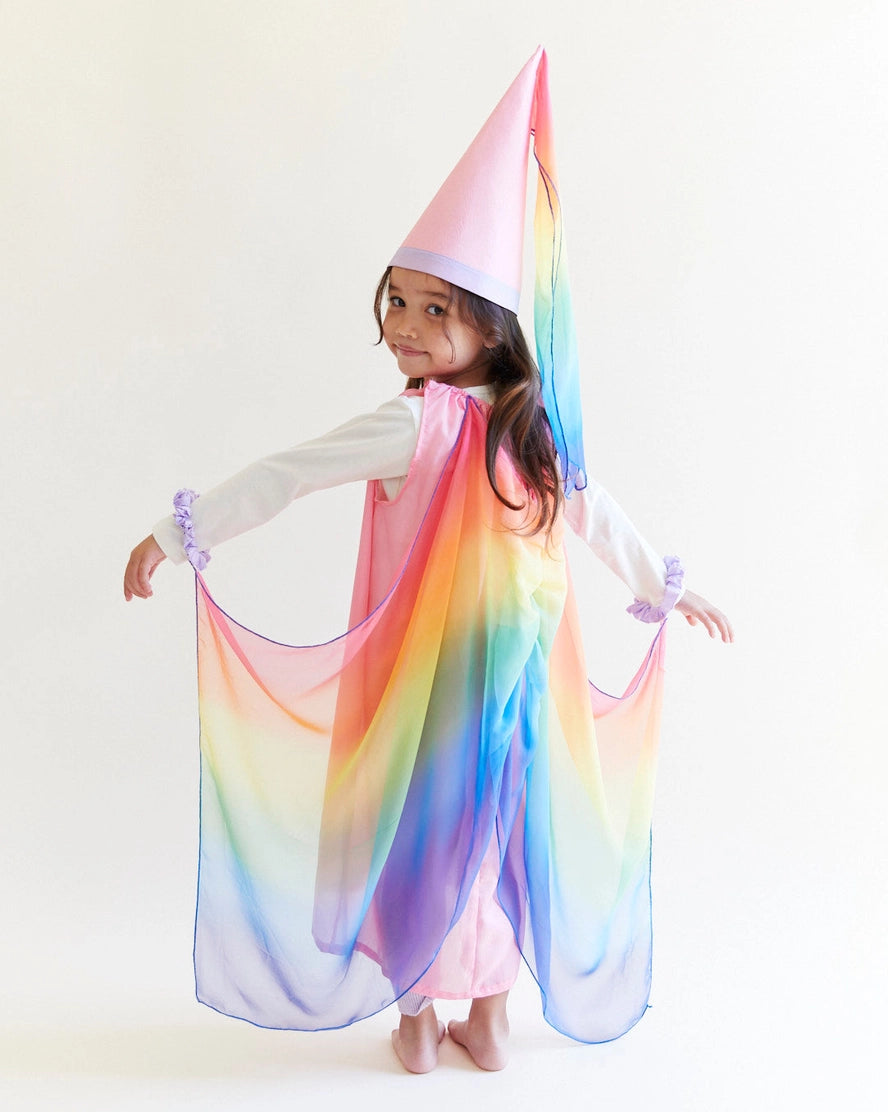 100% Pure Silk Princess Hat for Kids Dress Up - Elegant Costume Accessory for Birthday Parties, Halloween & Photo Shoots