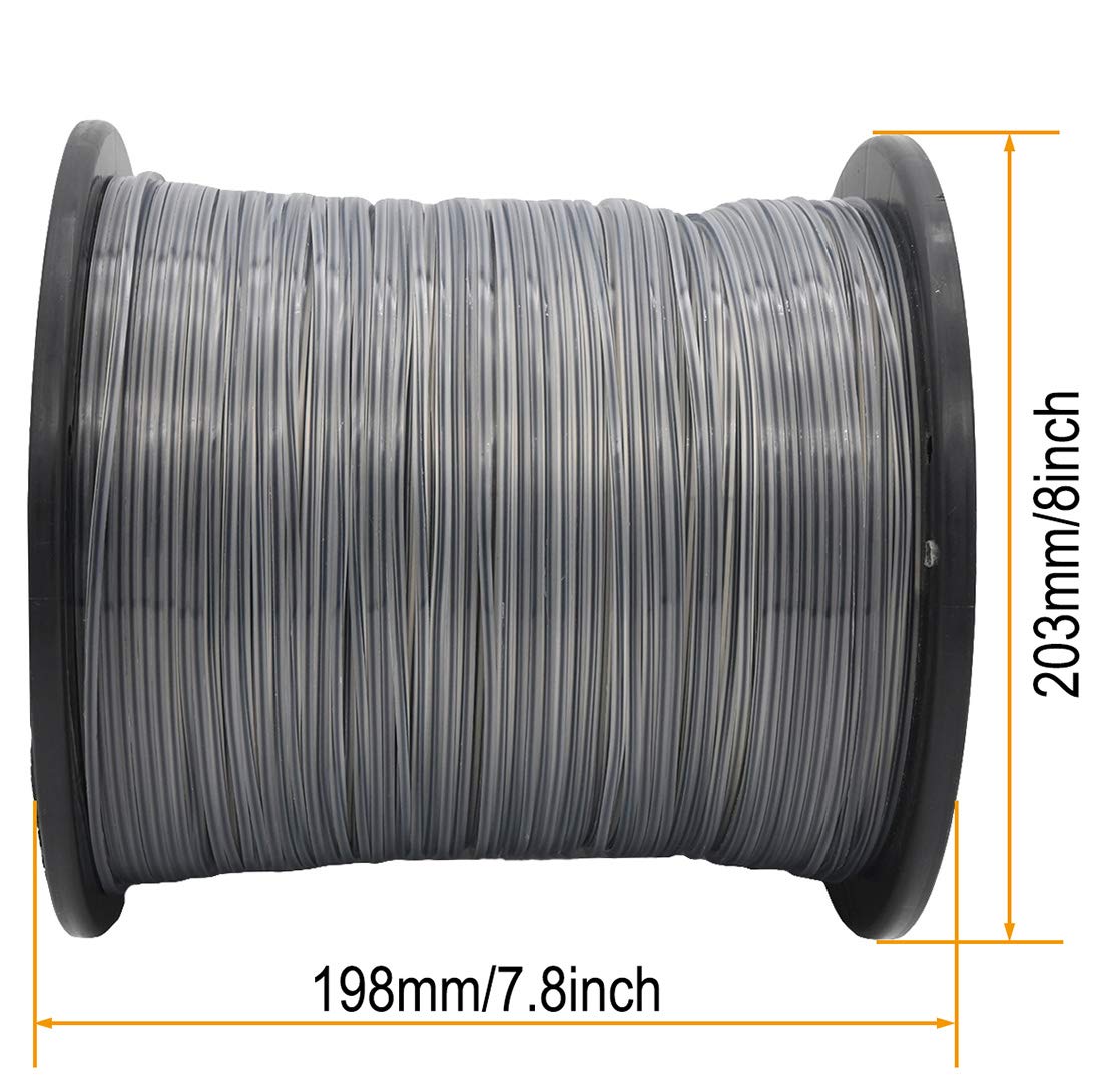 **KAKO .095-Inch Heavy Duty Square Trimmer Line - 1135Ft, 5Lb Commercial Grade Weed Eater String for Most String Trimmers - Perfect for Lawn Care, Landscaping & Professional Use**