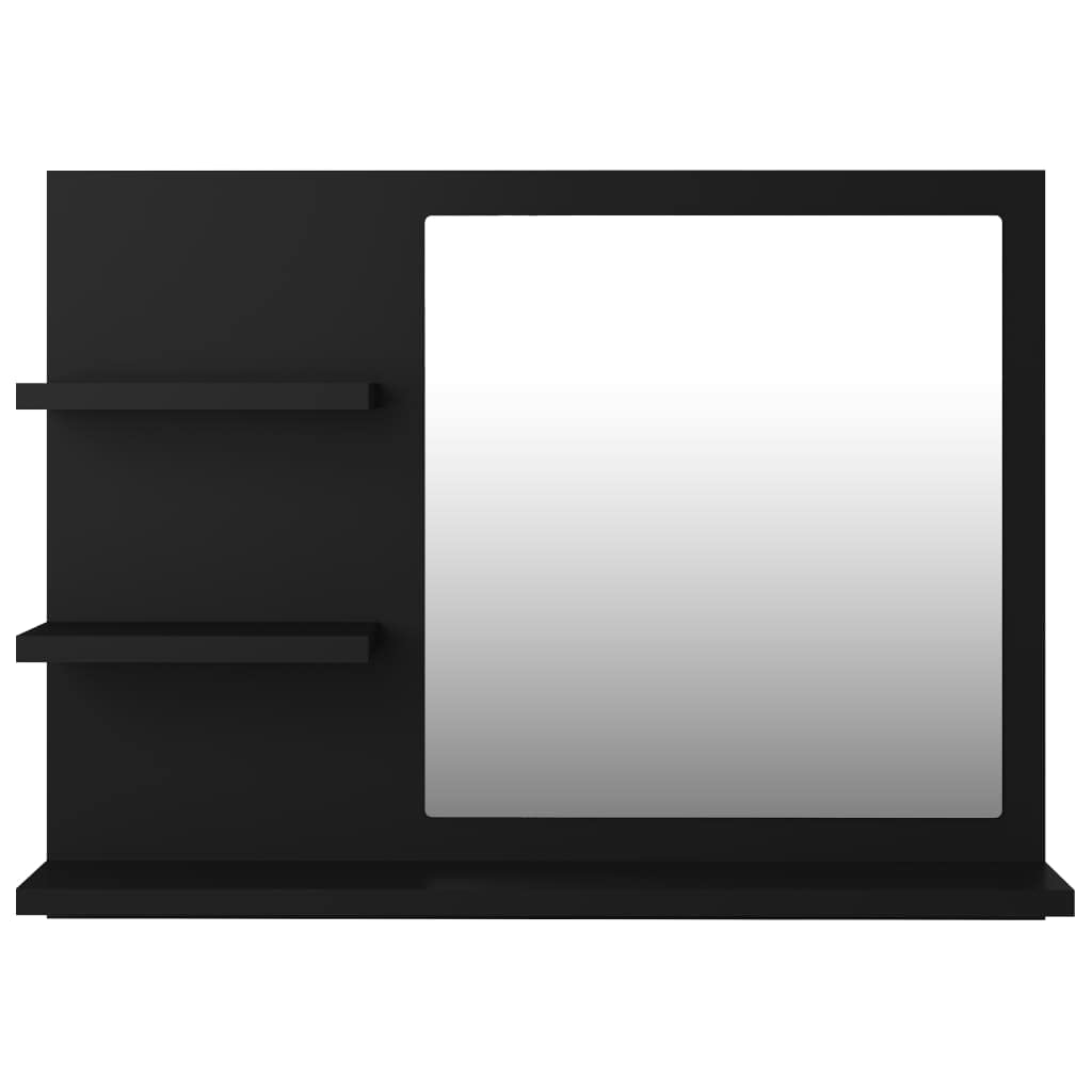 Modern Bathroom Wall Cabinet with Mirror - 23.6