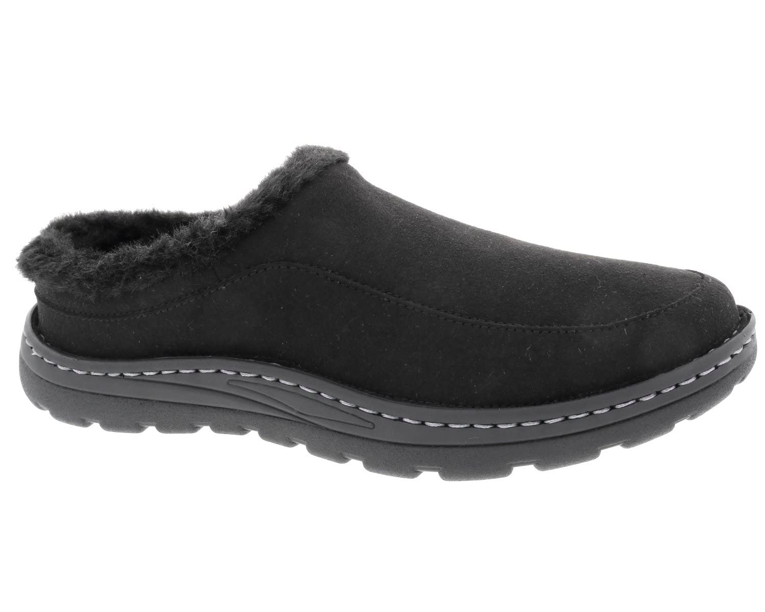 Drew Men's Palmer Comfort Slip-On Clog Slipper with Removable Insoles - Lightweight House Shoes for Indoor/Outdoor Wear, Perfect for Home, Garden & Quick Errands
