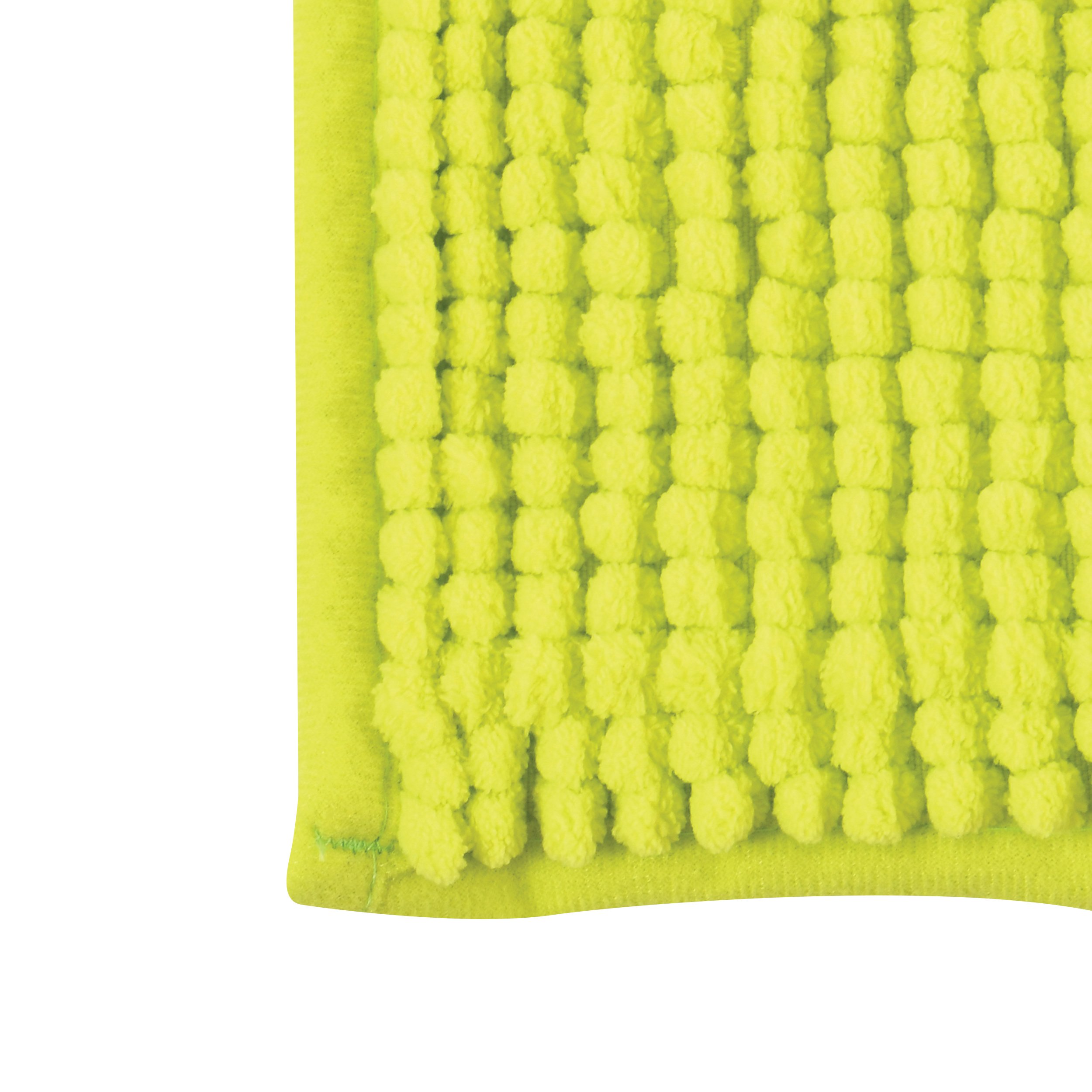 Premium Non-Slip Green Bath Mat 60x40 cm - Super Absorbent, Quick Dry Bathroom Rug for Shower, Tub & Floor - Soft Microfiber Surface for Safety & Comfort