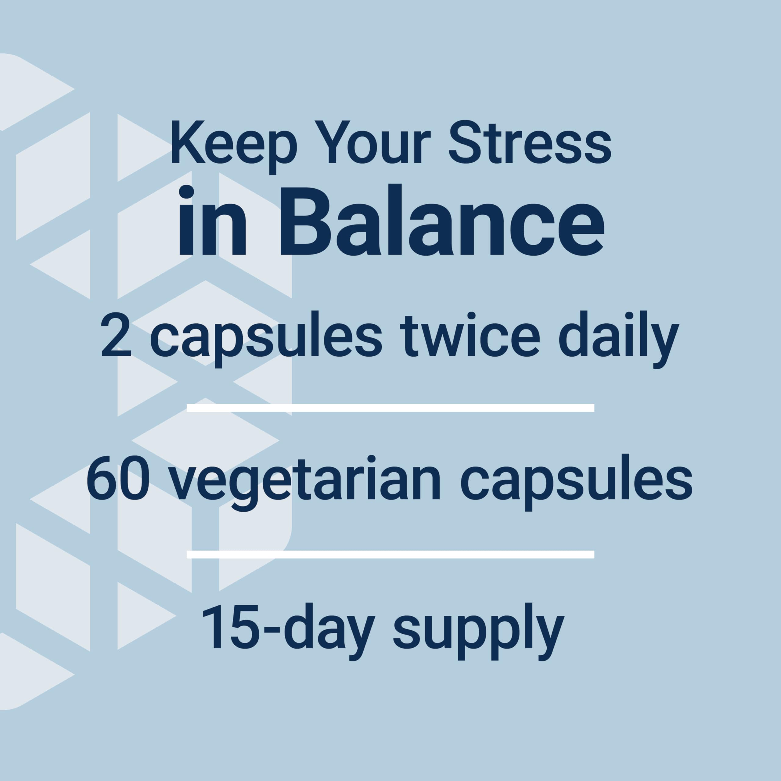Life Extension Adrenal Energy Formula - Stress Relief Supplement with Holy Basil, Cordyceps, Bacopa & Ashwagandha | Gluten Free, Non-GMO, Vegetarian | 60 Capsules | Boost Energy & Combat Fatigue for Busy Professionals