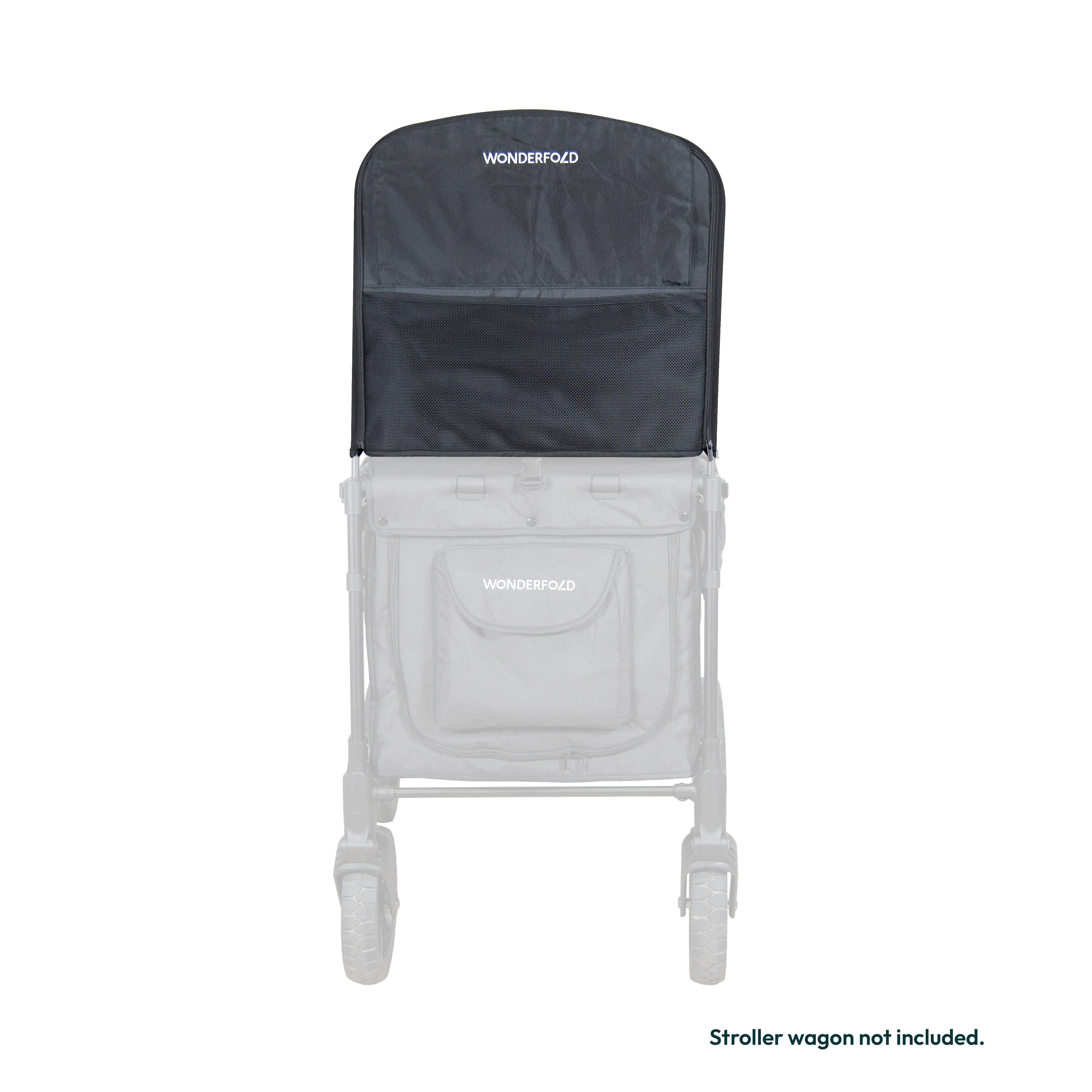 Wonderfold Wagon Flex Canopy Series - 4-in-1 Foldable Stroller Wagon for Kids, Beach, Shopping & Outdoor Adventures | All-Terrain Baby Stroller with UV Protection Canopy & Storage Basket