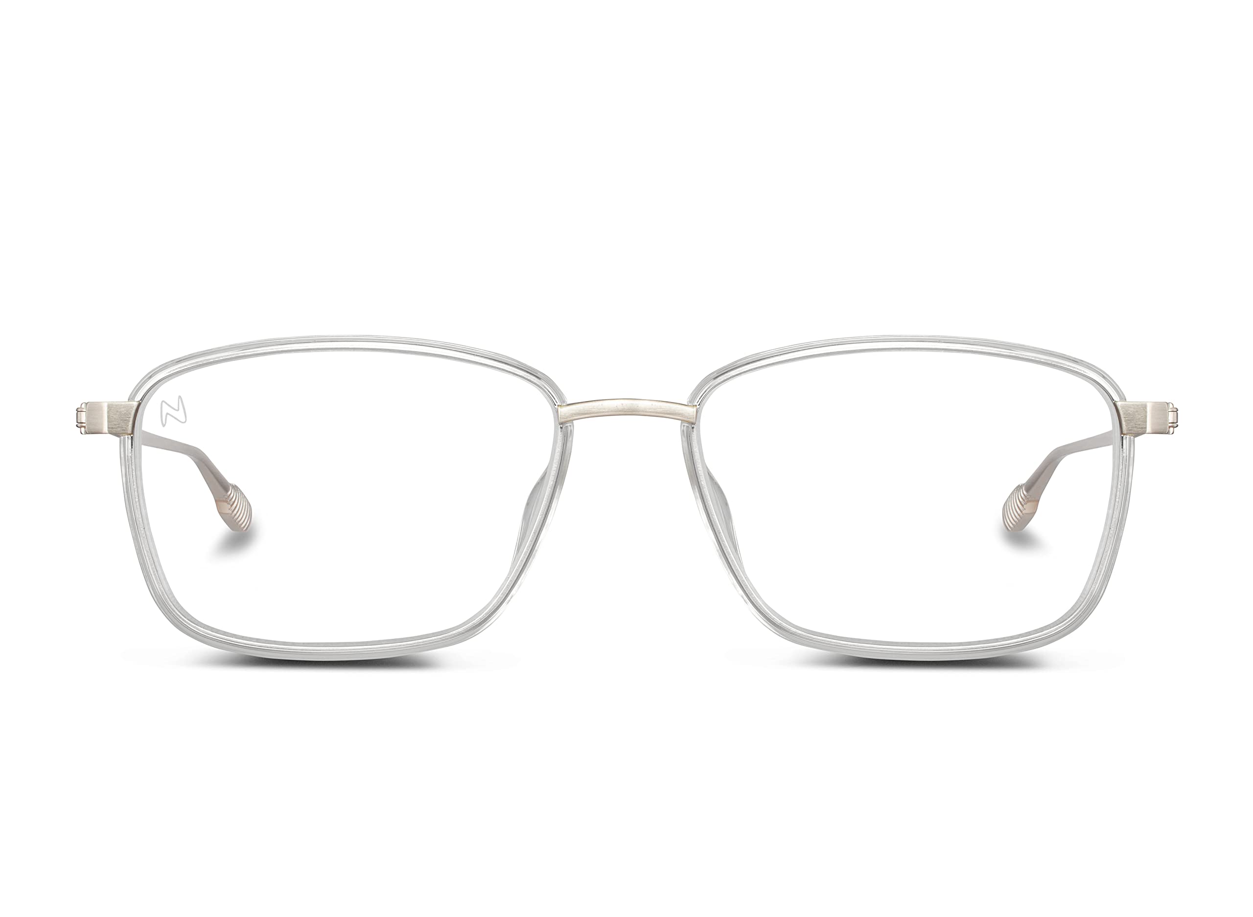 NOOZ Optics Anti Blue Light Reading Glasses for Women & Men - Lightweight Computer Glasses with FARO DUAL Rectangular Frame & Compact Case - Reduce Eye Strain for Work, Gaming & Digital Screen Use