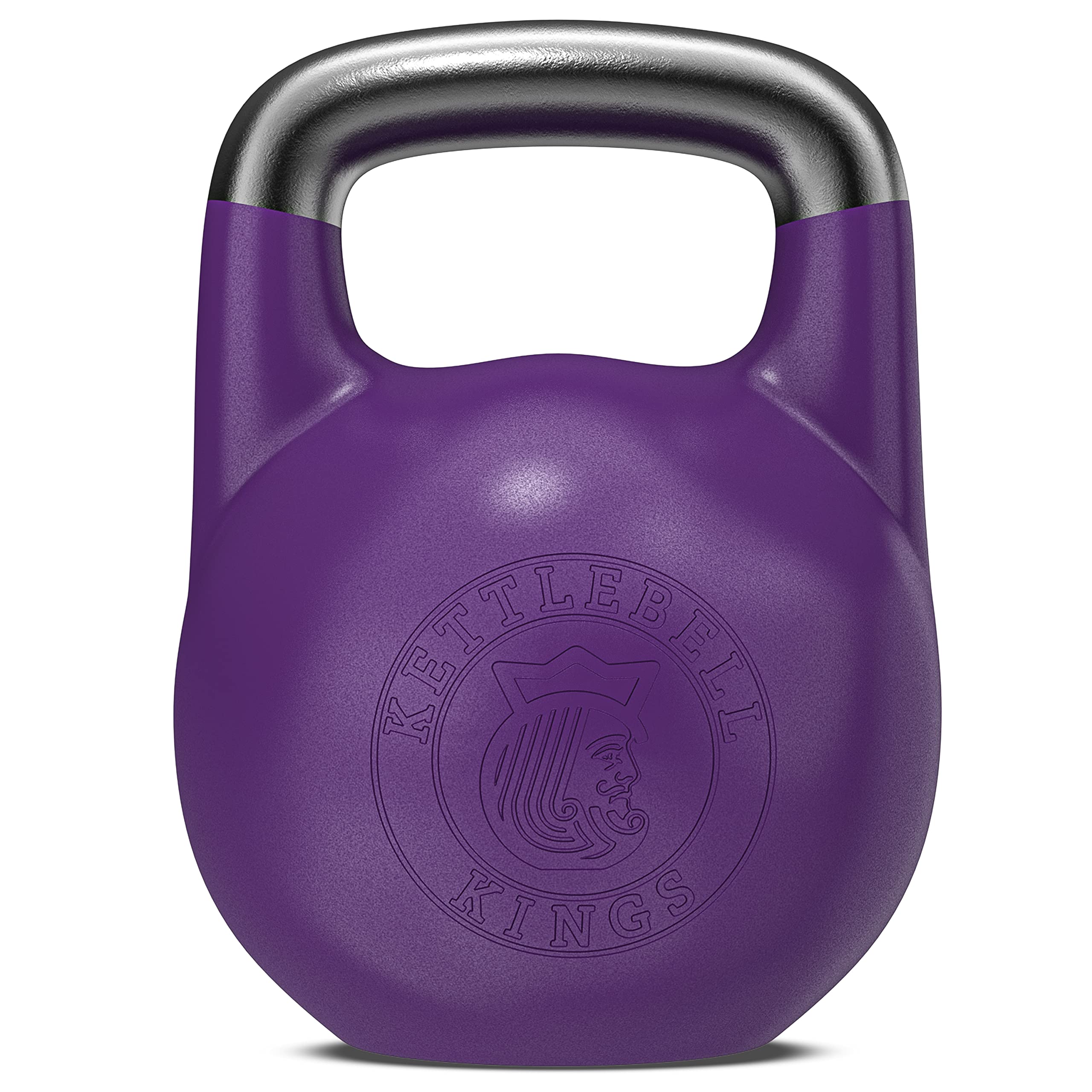 Kettlebell Kings Competition Kettlebells 8-48kg (35mm Handle) - Premium Cast Iron Weight for Strength Training & CrossFit | Home Gym Equipment for Men & Women | Ideal for HIIT, Functional Fitness & High Repetition Workouts