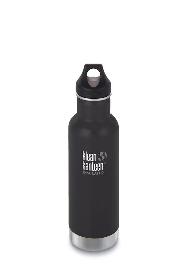 Klean Kanteen Vacuum Insulated Stainless Steel Water Bottle - 20oz (592mL) - Keeps Drinks Hot/Cold for Hours - Perfect for Hiking, Gym & Everyday Use