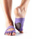 ToeSox Releve Dance Socks - Non-Slip Grip Ballet Socks for Ballet, Yoga & Pilates - Perfect for Dance Classes, Studio Practice & Performance