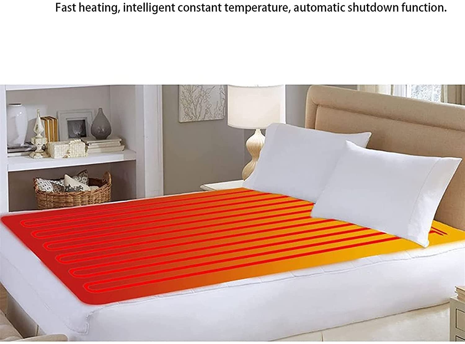 Premium Electric Blanket - 3 Heat Settings, Washable & Overheat Protection - 59