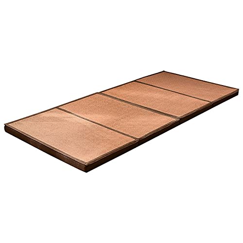 ZWYSL Breathable Rattan Floor Mat - Comfortable Summer Carpet for Yoga, Living Room, Lunch Break - 2 Styles & Customizable Sizes (90x200cm) - Perfect for Home, Office & Relaxation Spaces