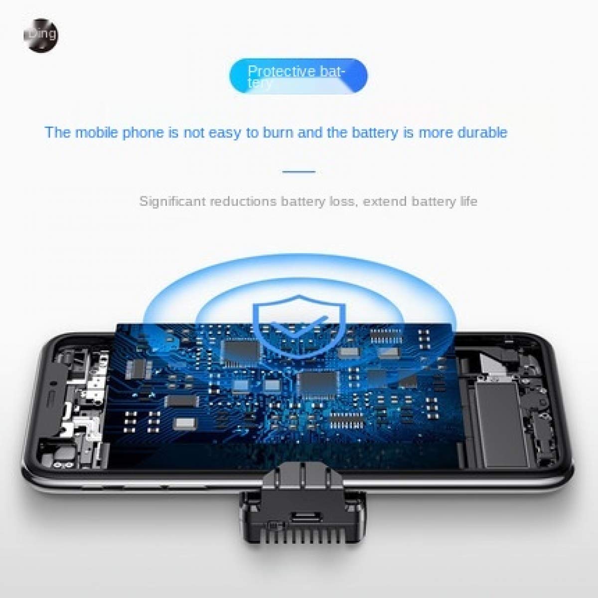 DKE&YMQ Semiconductor Phone Cooler for Gaming - Portable Mobile Phone Radiator with Cooling Chip for iPhone & Android - Perfect for Live Streaming, Outdoor Vlogging & Mobile Gaming Accessories