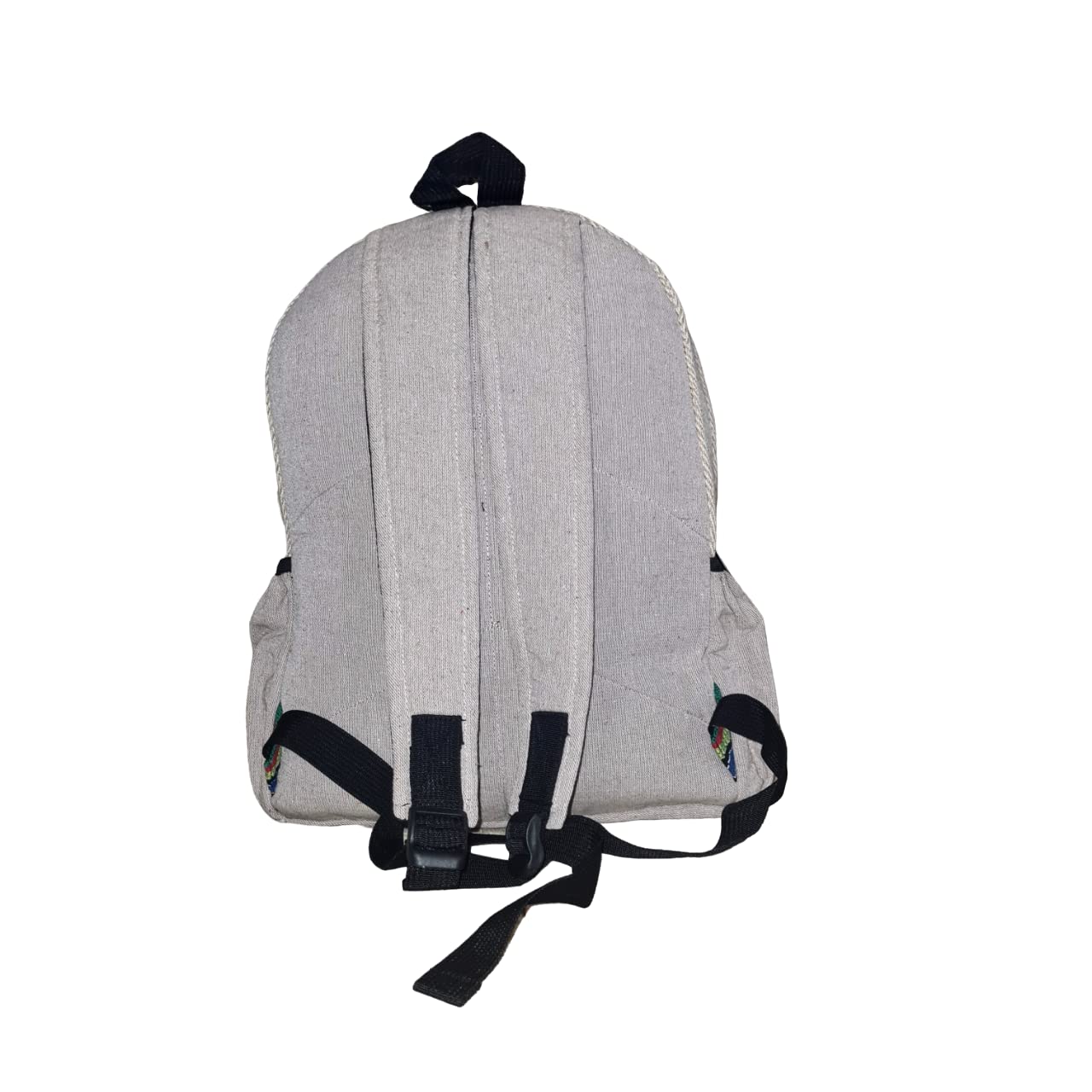 Eddika Natural Vegan Handmade Hemp Backpack - Eco-Friendly Large Himalayan Backpack for Men, Women, Boys & Girls - Perfect for Festivals, Travel & Daily Use