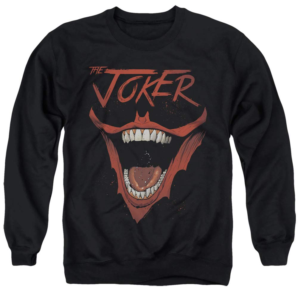 Batman Joker Bat Laugh Graphic Unisex Crewneck Sweatshirt for Men & Women - Casual Wear, Cosplay & Superhero Fan Apparel