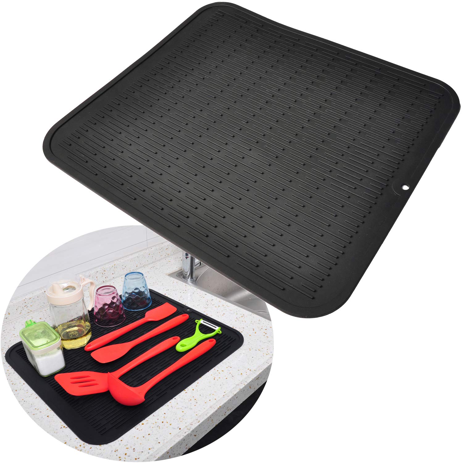 Silicone Dish Drying Mat 18x16