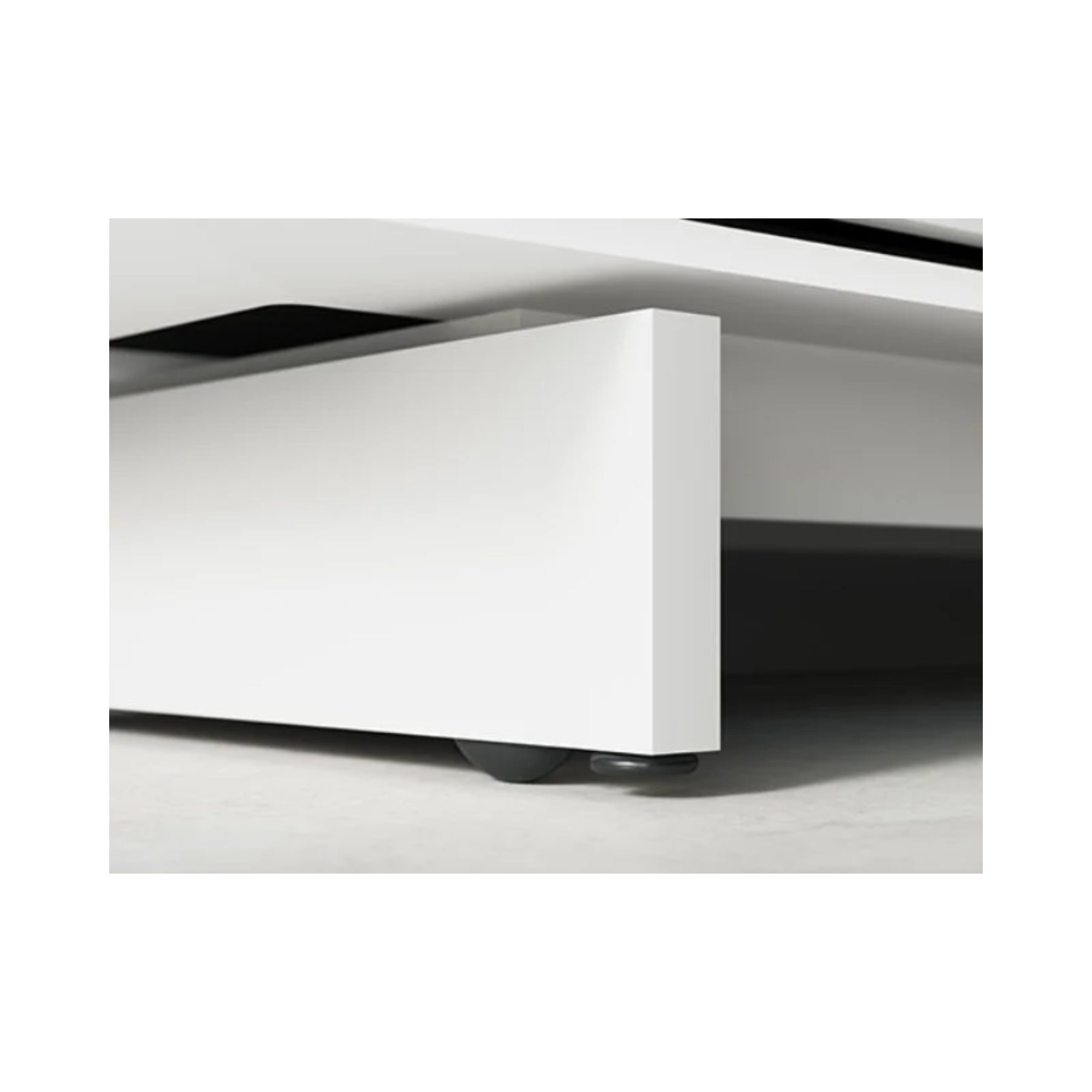 BDI Align 7477 Modern Media Console - Ebonized Ash Finish TV Stand with Adjustable Shelves for Living Room Home Theater Setup