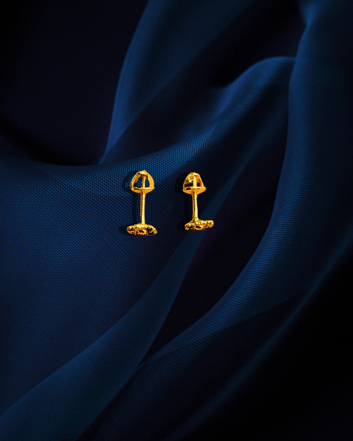22KT Gold Plated Floral Stud Earrings for Women - Handcrafted Multicolor Enamel Design (D93) | Perfect for Weddings, Parties & Everyday Elegance