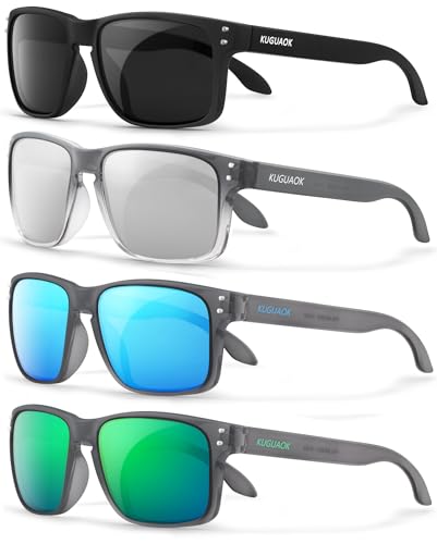 4pack Black+silver+clear Blue+clear Green