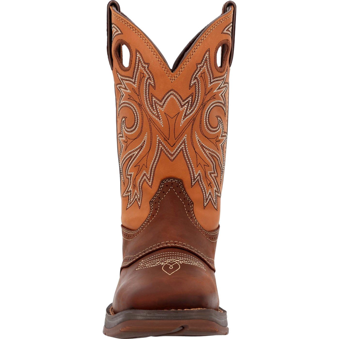 Durango Men's Saddle Up Western Boots - Genuine Leather Cowboy Boots for Men, Comfortable Riding & Work Boots - Perfect for Rodeo, Ranch Work & Country Fashion