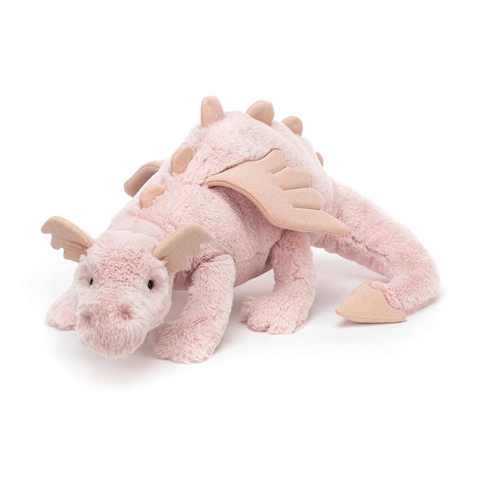 Jellycat Rose Dragon Plush Toy - 20.5 Inch Large Stuffed Animal for Kids, Soft Mythical Creature Gift for Boys & Girls - Perfect for Cuddling, Nursery Decor, and Fantasy Playtime
