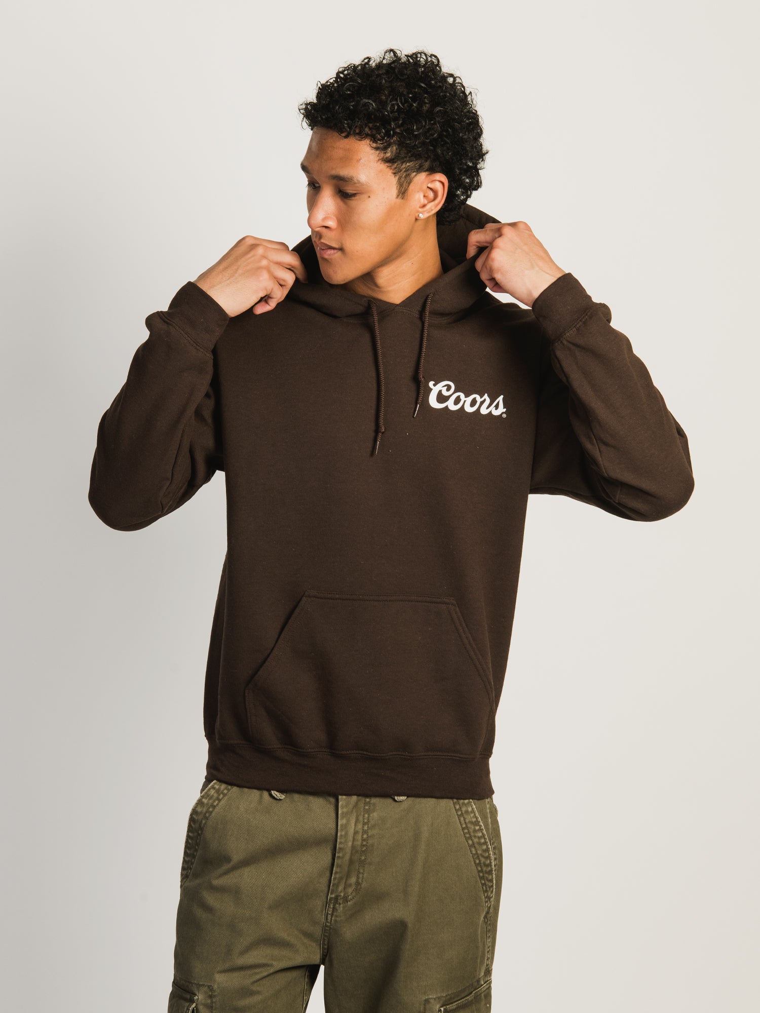 Coors Mountains Pullover Hoodie for Men & Women - Soft Fleece Sweatshirt for Outdoor Hiking & Casual Wear