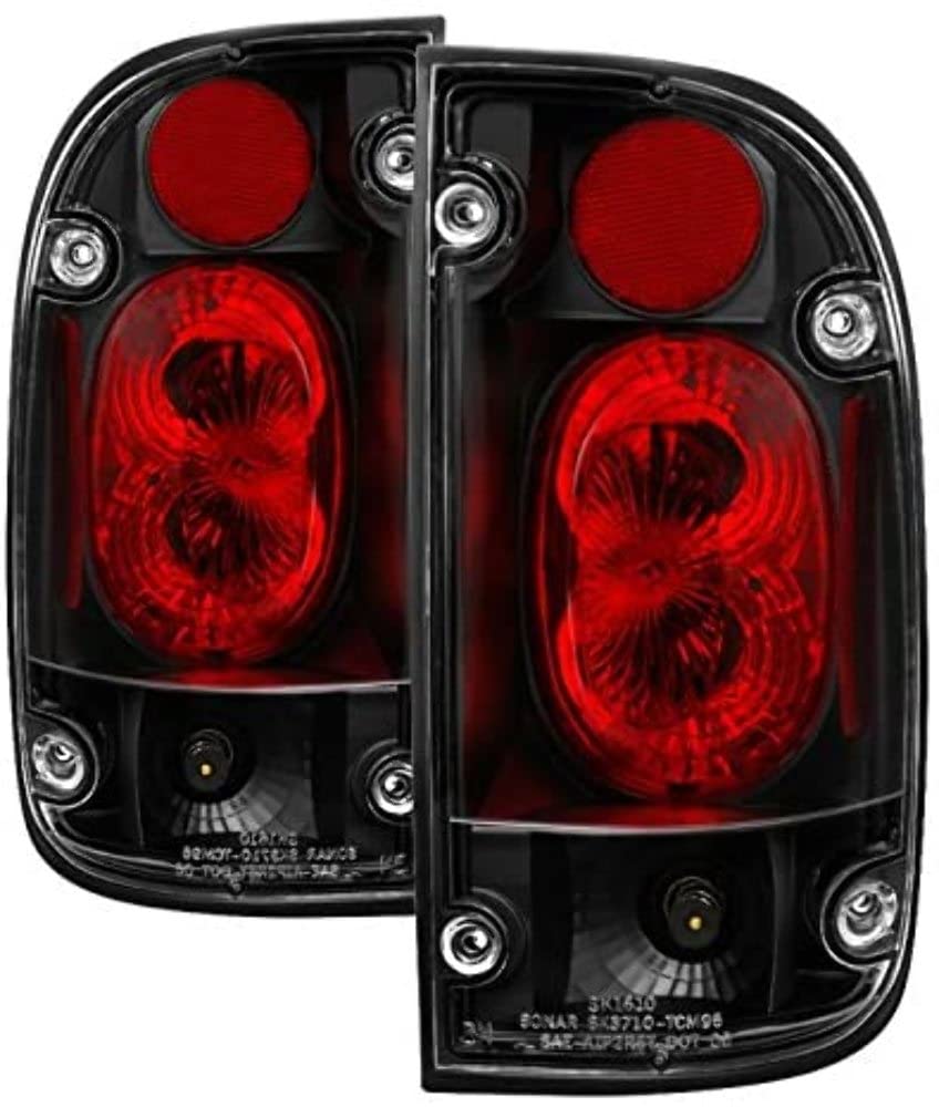 Spyder Auto 5007988 Euro Style LED Tail Lights - Black/Clear Smoke Lens - Compatible with [Vehicle Model] - Enhances Rear Visibility & Style for Night Driving