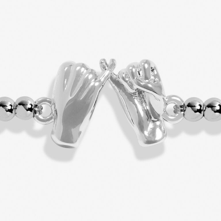 Joma Jewellery Pinky Promise Bracelet - Elegant & Dainty Friendship Jewelry for Women - Perfect for Gifts, Anniversaries & Special Occasions