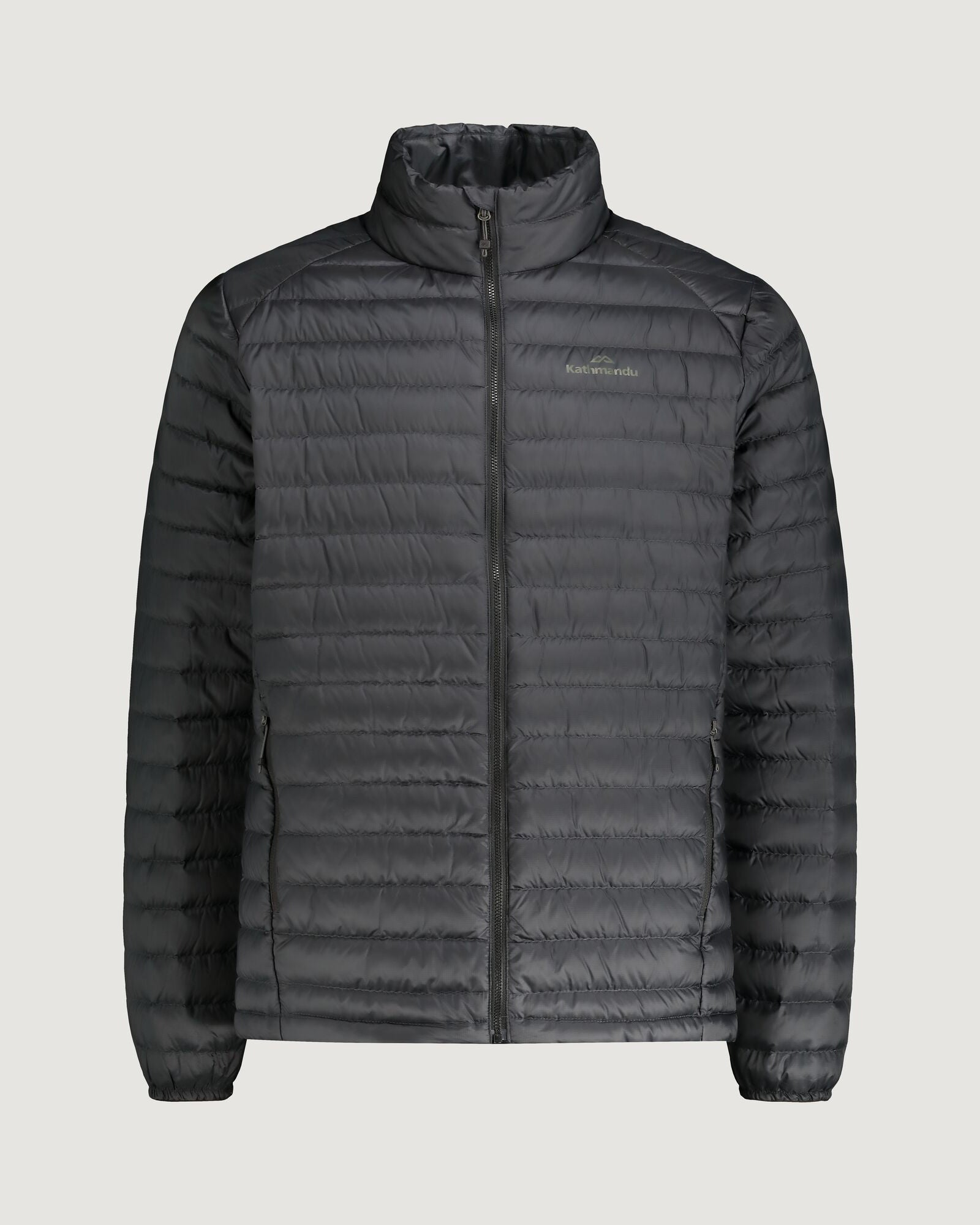 Men's Heli R Down Jacket - Lightweight Warm Winter Coat, Waterproof & Windproof, Black Stingray Color - Perfect for Skiing, Hiking & Outdoor Adventures